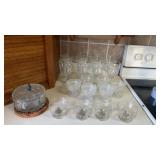 Sherbet Bowls, ice cream Sundae  Bowls, old