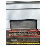 Tool box with tools.