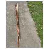 Cane poles.