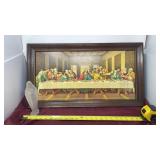 The last supper 27 x 15  inches Mary w Jesus cut