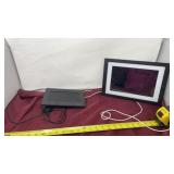 Digital calendar day clock, and a skylight frame