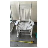 Wooden rocking chair