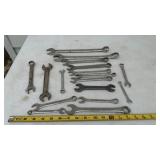 Assortment of different wrenches brands