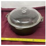 Wagner Dutch oven with glass top, 5 quart Dutch