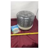 Food dehydrator with a recipes