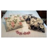 Hand stitched pillowcases with two sets of