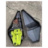 Chainsaw with case. Unknown if works.