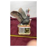 Sealed, wild, turkey whiskey decanter