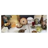 Home decor, vases, clocks, mirrors, star, with