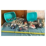 Electrical items extension cords, extra plug-ins