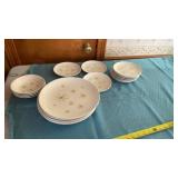 Star glow dishes, royal iron stone atomic,