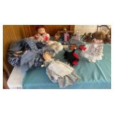 Dolls bears, mini baby seasonal shelf with wooden