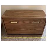 Wood storage cabinet 29.5 inches mcgee wide x