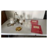 Ceiling lamps with hotel, Benwood coffee shop