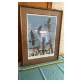 Framed wall art 12 oï¿½clock high by Larry Barton