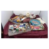 Sewing supplies, thread, Crosstitch, material