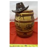 Vintage "Rodeo" Cookie Jar. Manufactured by Clay