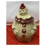 Vintage Ceramic Clown Cookie Jar. Likely produced