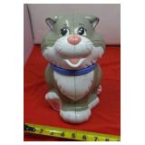 Plastic Cat Cookie Jar