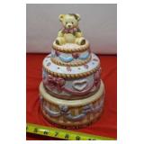 Bear Cake Cookie Jar