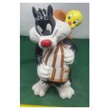 1993 Warner Brothers Sylvester & Tweety Cookie Jar