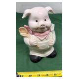 Vintage Pig Ceramic Cookie Jar