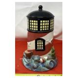 Ceramic Lighthouse Cookie Jar