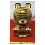 Vintage Ceramic Tiger Cookie Jar. Likely