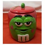 Vintage 2003 Galerie Green M&M Ceramic Cookie