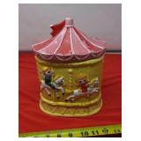 Vintage Carousel Horse Ceramic Bank Merry Go Round