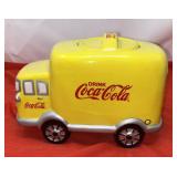 Ceramic Coca-Cola Delivery Truck Cookie Jar