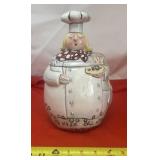Fat Chef Ceramic Cookie Jar