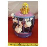 Looney Tunes Sylvester and Tweety Cookie Jar