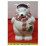Polar Bear Cookie Jar