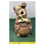 Vintage Royal Sealy Bunny Rabbit Cookie Jar.