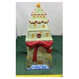 Ceramic "Christmastime in the City" Cookie Jar