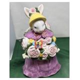 Vintage Ceramic Rabbit Cookie Jar