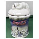 Coca-Cola Polar Bear Cookie Jar. Produced by
