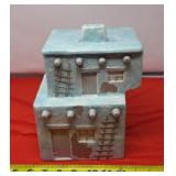1980s Southwest Large Adobe House Ceramic Cookie
