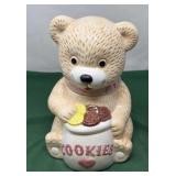 Ceramic Teddy Bear Cookie Jar