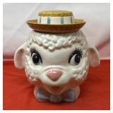 Vintage Ceramic Lamb Cookie Jar