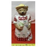 Vintage Peggy Jo Ackley Teddy Mama Bear Ceramic
