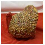 Vintage Ceramic Turkey-Shaped Dish