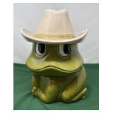 Vintage Ceramic "Neil the Frog" Cookie Jar