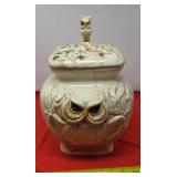 1970s Angry Owl Cookie Jar