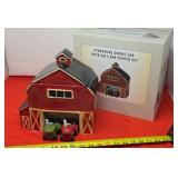 Cracker Barrel Barn Cookie Jar & S&P