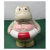 Hippo Cookie Jar
