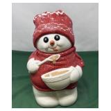 Department 56 Billy Buttons Snowman Cookie Jar