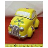 Vintage Volkswagen Beetle Ceramic Bank