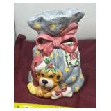 Christmas Joy Cookie Jar  (Has Chips)